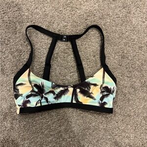 H&M Palm Tree Bikini Swimwear Top